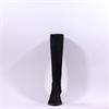 Miss Elastic Texaco Low Point Long Boot - Black